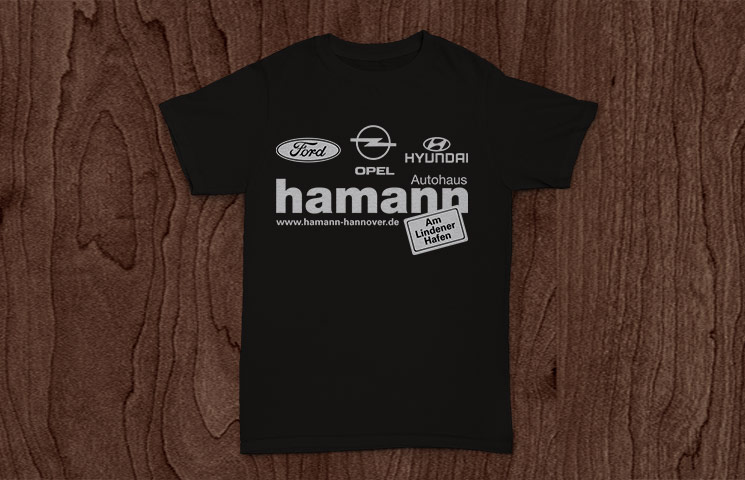 Autohaus Hamann Bekleidung, Mitarbeiterbekleidung, T-Shirt