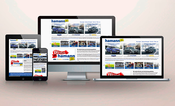 Website Autohaus Hamann