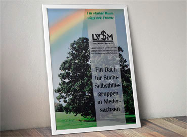 LVVSM Landesverband der Vereine f. Sozialmedizin und Vereinigungen der Suchtkrankenhilfe Niedersachsen e.V. Plakatwerbung
