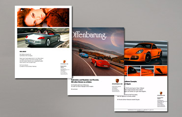 Porsche Zentrum Hannover Anzeigenwerbung Printwerbung Werbemittel